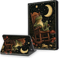 Case for Amazon Fire HD 8 &amp 8 Plus Tablet (12th/10th Gen 2024/2022/2020) Multi-Angle Viewing Leather Smart Stand Back Cover with Auto Sleep Wake Frog