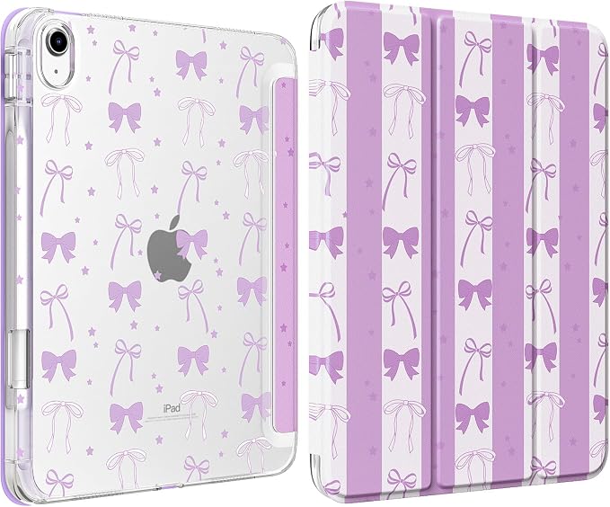 Z-Striped Bows Purple