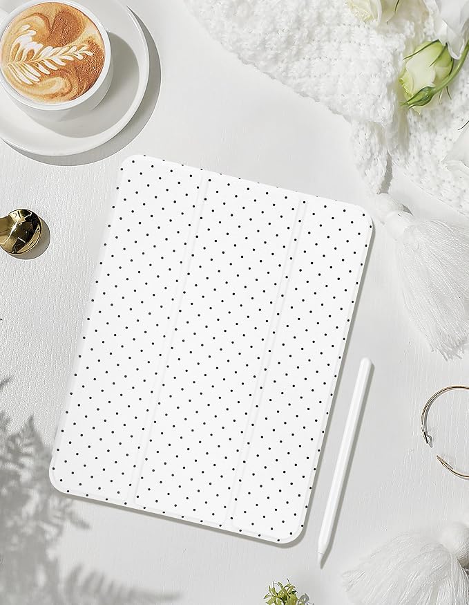 White Polka Dot
