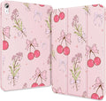 Teryeefi Case for 2025 iPad 11th Generation 11 inch (A16 Chip) &amp iPad 10th Generation 10.9 inch (2022) with Pencil Holder [Auto Wake/Sleep]Premium Stand Case with Soft TPU Back Cover - Cherry Bow