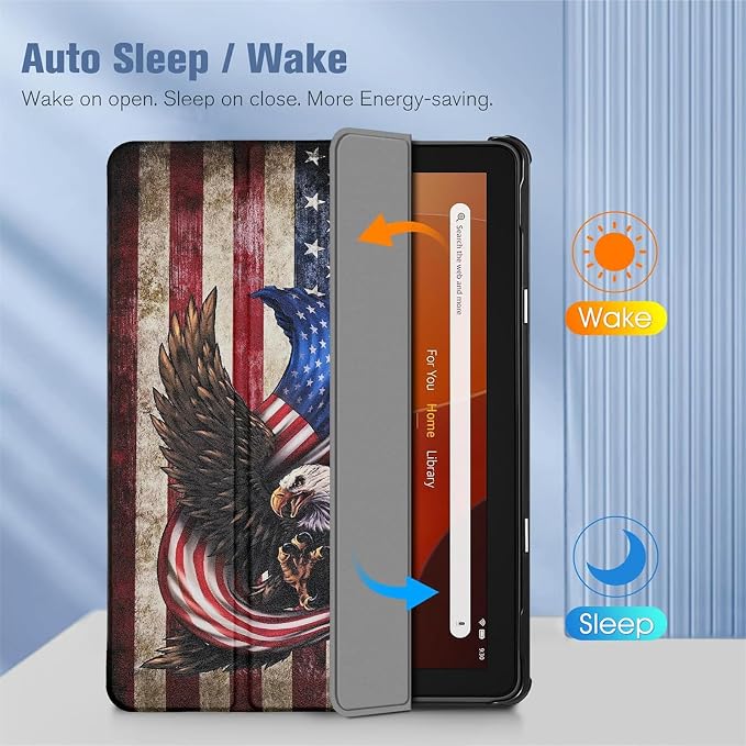 Bald Eagle American Flag