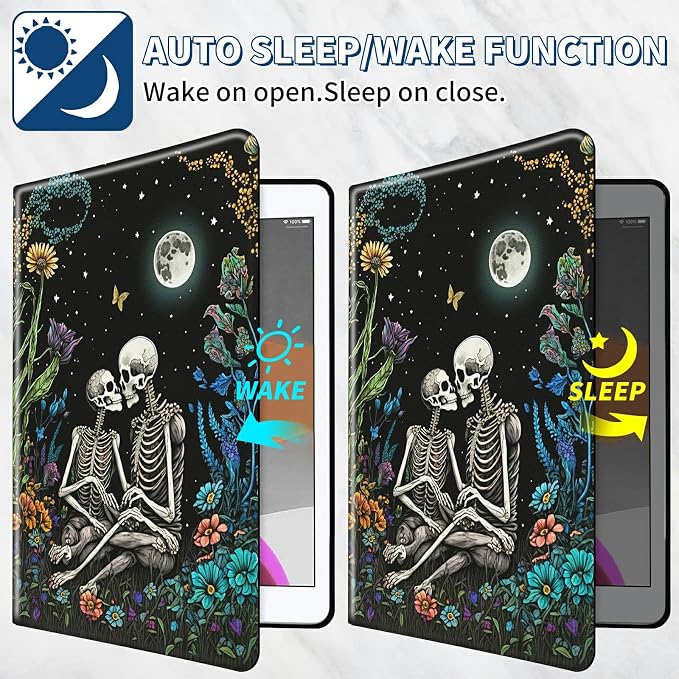 Skull Love Flower Moon