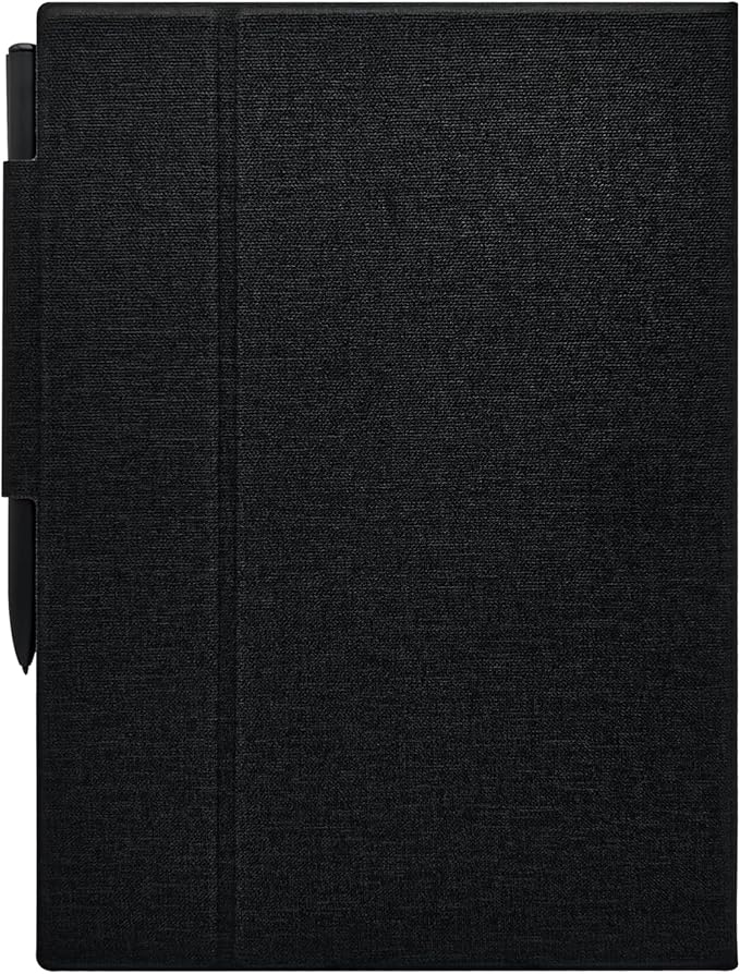 Magnetic Stand Folio Case for iFLYTEK AINOTE 2 10.65 E-Ink Tablet (2025 Released) Ultra-Thin Lightweight Premium PU Leather Cover with Magnetic Pen Buckle &amp Auto Sleep/Wake (Cloth Black)