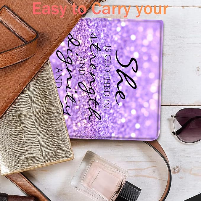 Purple Glitter Quote Proverbs 31-25
