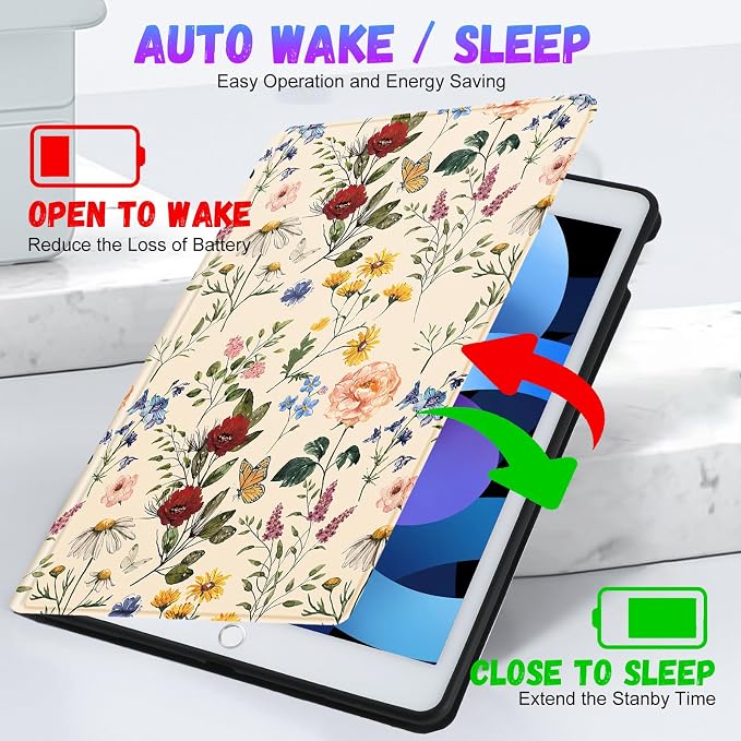 5-for iPad 10.5-Vintage Flower