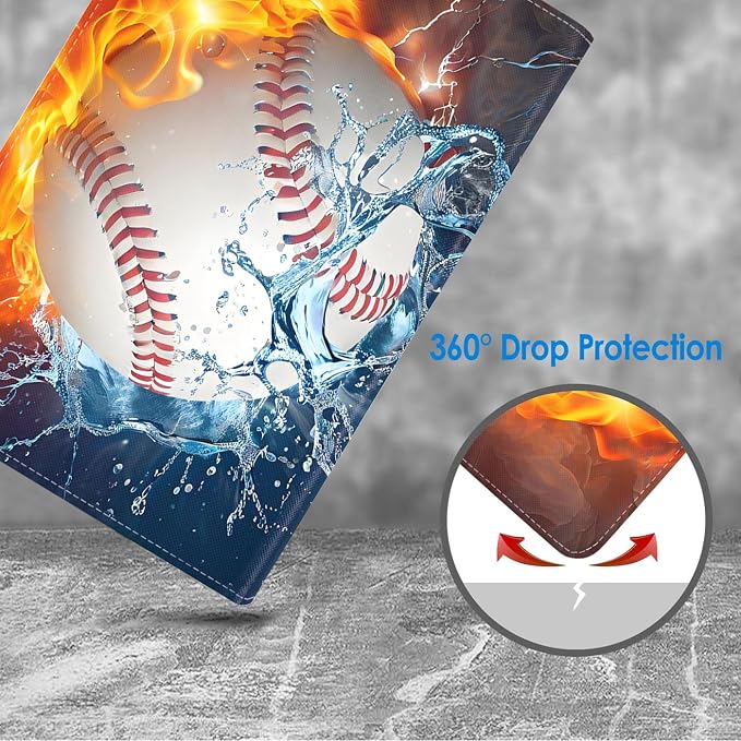 Burning Baseball Fire and Water