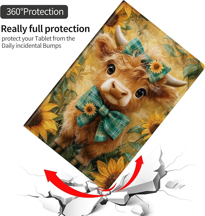 Sunflower Cute Calf Cow