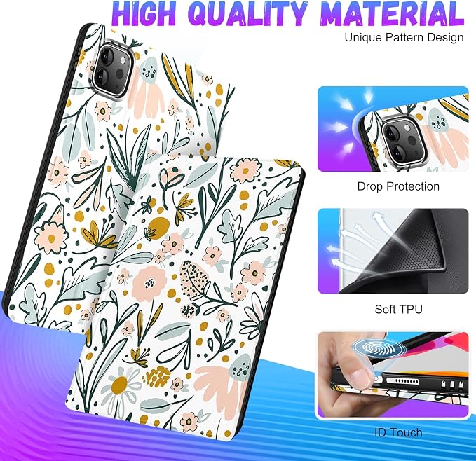 4-White Floral