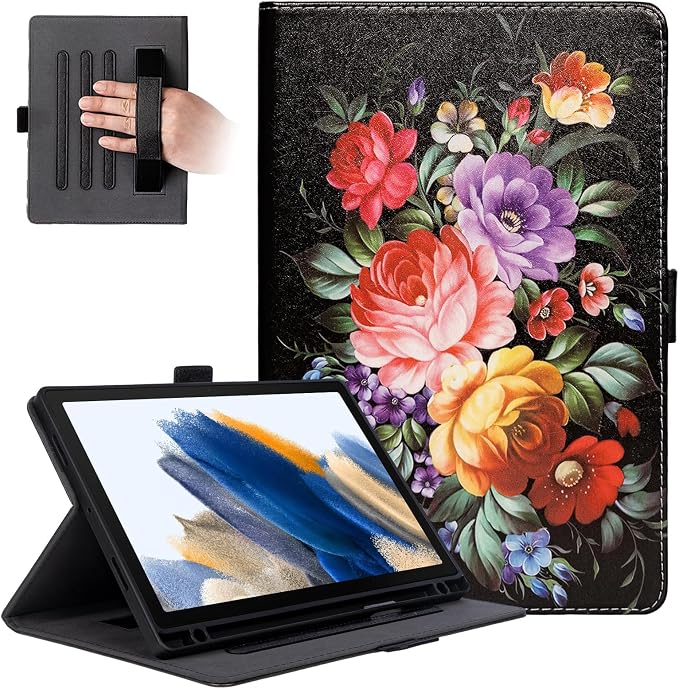 05 Black Flowers