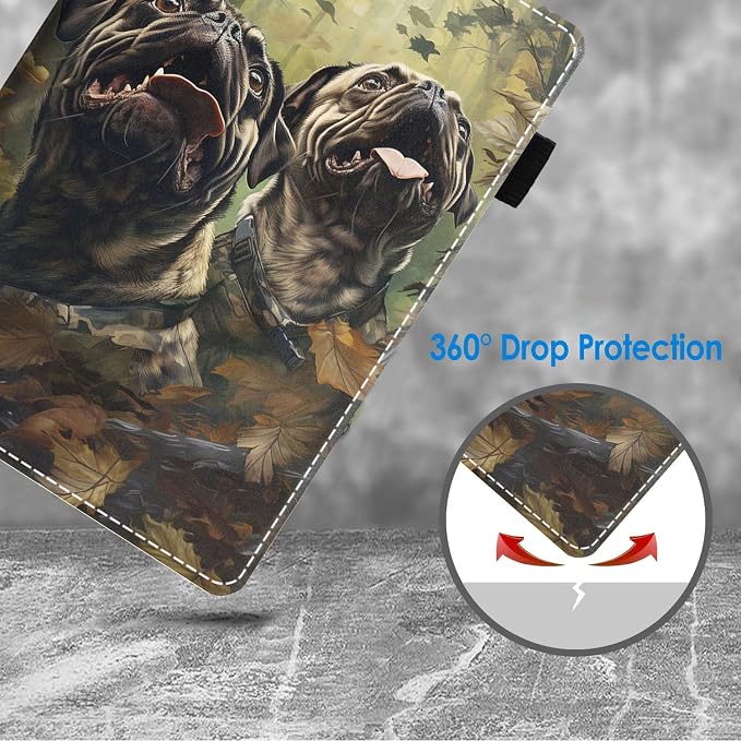 Jungle Camo Pug Funny Expression