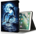 for Samsung Galaxy Tab A11 Plus 2025/ Tab A9 Plus 2023 11 inch Tablet CaseAuto Wake/SleepAdjustable Stand Protective Cover - Cute Dolphin