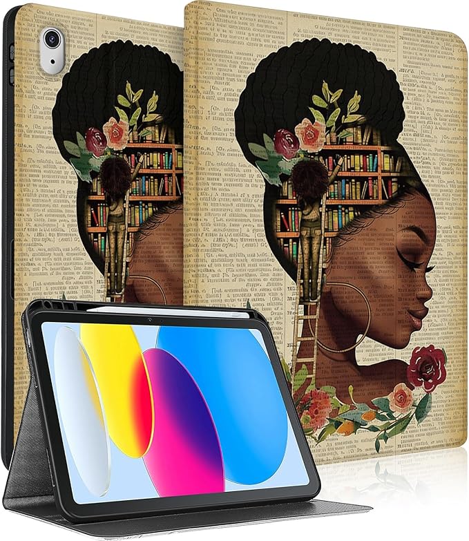 African American Woman Loves Books