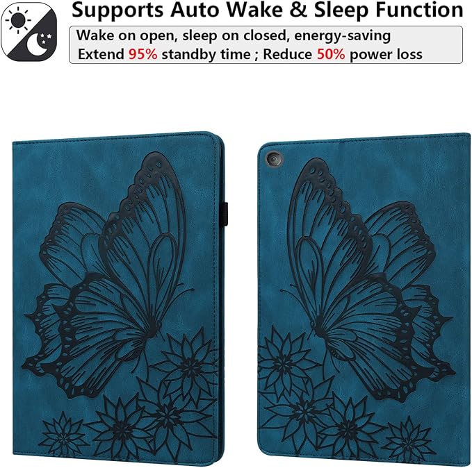 08# Flower Butterfly Blue
