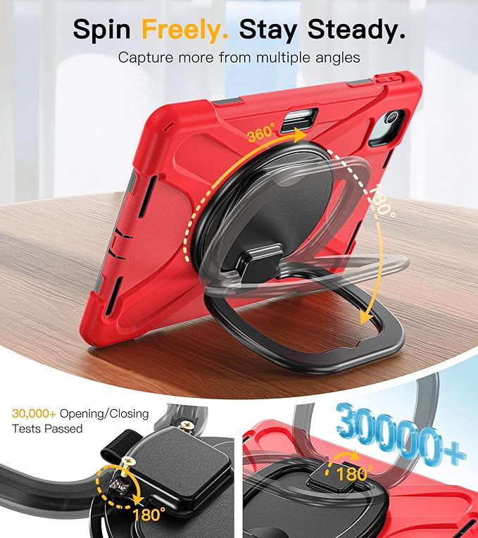 BRAECN for iPad Air 11 Inch Case M4 2026/M3 2025/M2 2024 iPad Air 10.9 5th/4th Gen iPad Pro 11 Inch 4th/3rd/2nd/1st Gen Kids Cover with Screen Protector Pencil Holder Kickstand Shoulder Strap