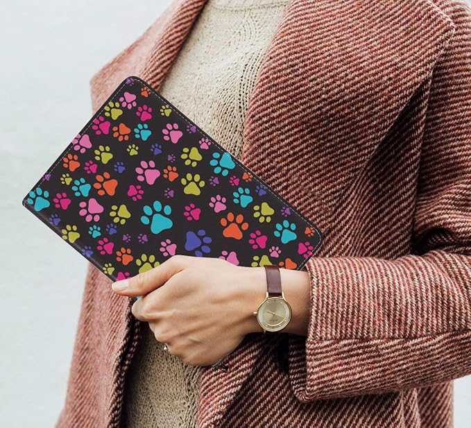 Colorful Dog Paw Print