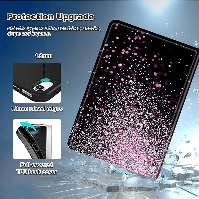 Case for Amazon Fire Max 11 Tablet Case (13th Generation 2023 Release) Multi-Angle Viewing Leather Smart Stand Back Cover with Auto Sleep Wake Pink