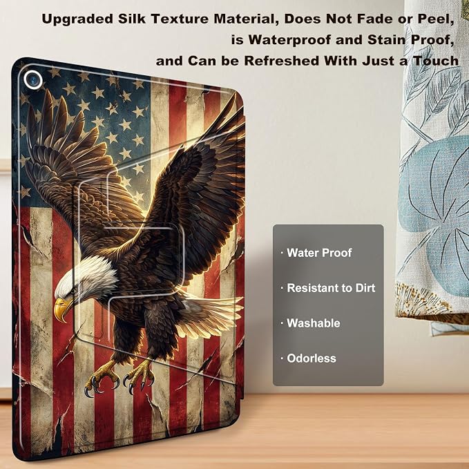 USA Flag Bald Eagle
