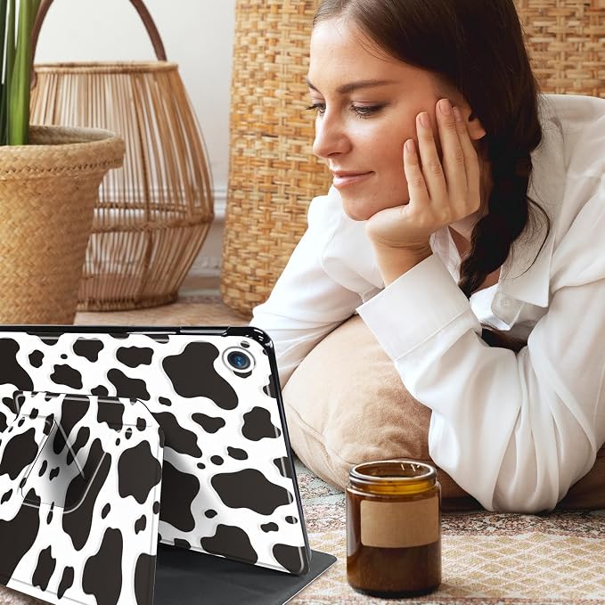 Black White Cow Print