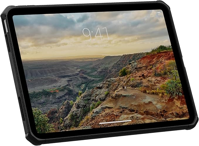 URBAN ARMOR GEAR UAG Designed for iPad A16 Case Fits 11 11th Gen 2025 10.9 10th Gen 2022 (A3354 A3355) Scout LT - Secure Grip Kids Family Friendly Military Grade Drop Protection Cover Black