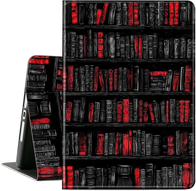 Black Red Bookshelf