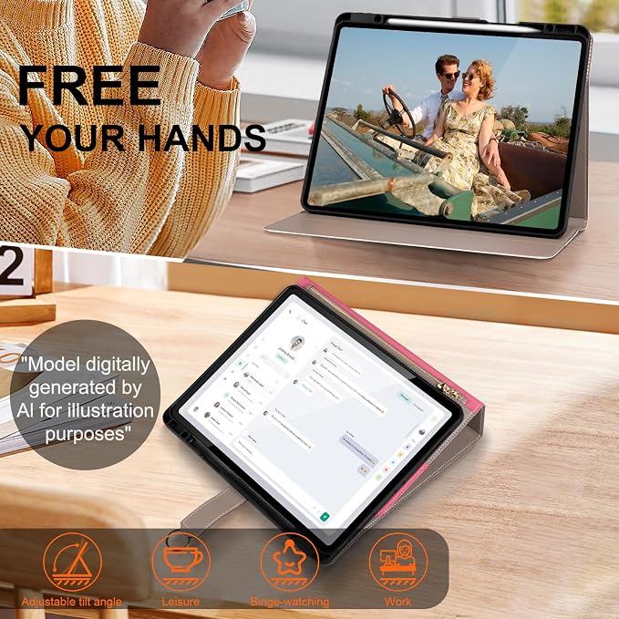 Pink with Grey
