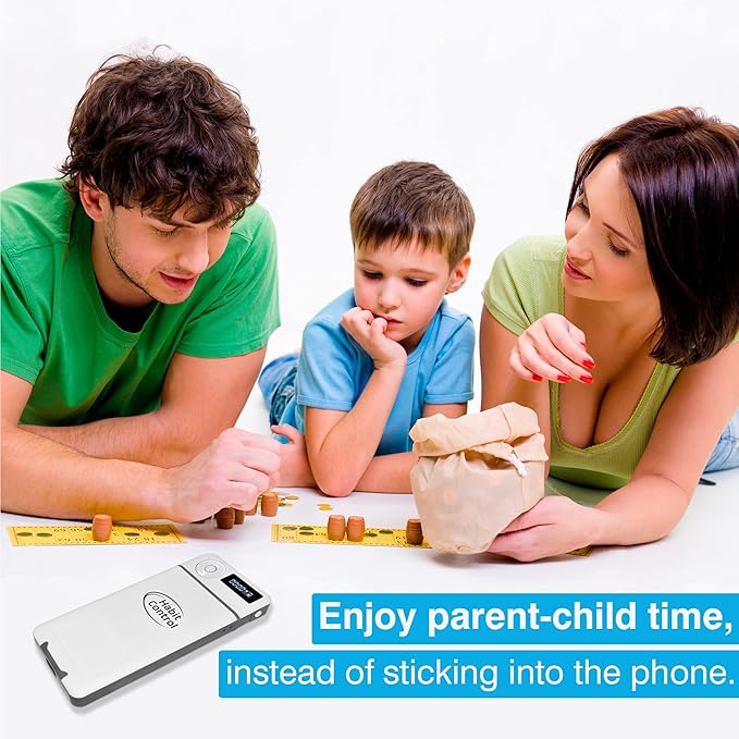 Cell Phone Lock Box with Timer for Self-Discipline Portable Time Lock Box Suitable for iPhone and Android Smartphones Phone Jail Box with Timer to Reduce Screen Time Mindfulness Gift