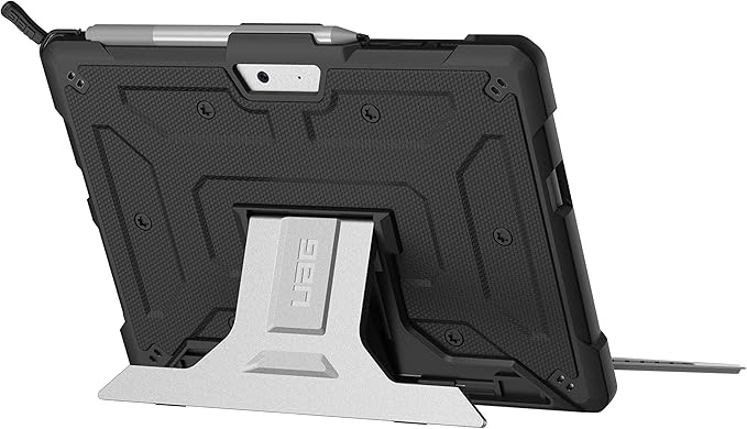 URBAN ARMOR GEAR UAG Designed for Microsoft Surface Go 4/ Surface Go 3 / Surface Go 2 / Surface Go Case 10.5 Metropolis Rugged Aluminum Kickstand Military Drop Tested Protective Cover Black