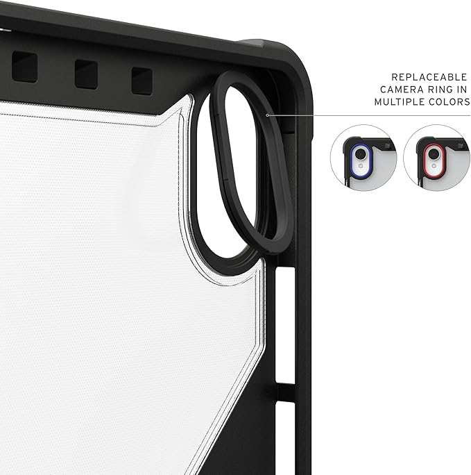 URBAN ARMOR GEAR UAG Designed for Samsung Galaxy Tab S11 Case 11 SM-X730 SM-X736B Plyo LT Transparent Rugged Military Grade Dropproof Protective Cover Black/Ice