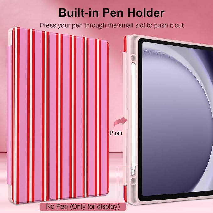 Pink And Red Stripes