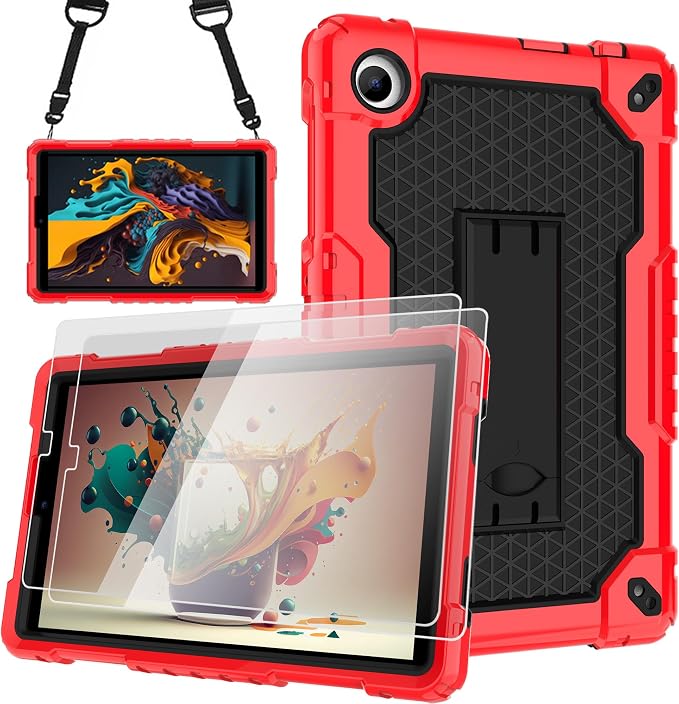 Red/Black+2 PCS Glass