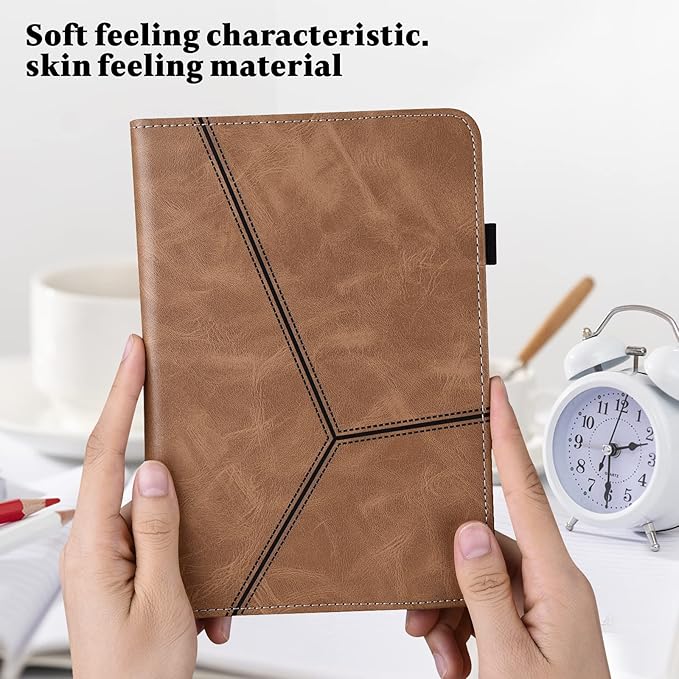 Case for Amazon Kindle Fire Max 11 Case (13th Generation 2023 Release) 11PU Leather Folio Stand Stylish Solid Color Cover for Fire 11 Tablet - Brown