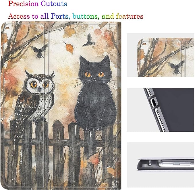 Black Cat Owl Halloween