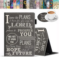 Case for All-New Amazon Kindle Fire HD 8/Fire HD 8 Plus Tablet (12th/10th Generation 2022/2020 Release) - Premium PU Leather Cover with Auto Sleep Wake Bible Verse Jeremiah 29:11