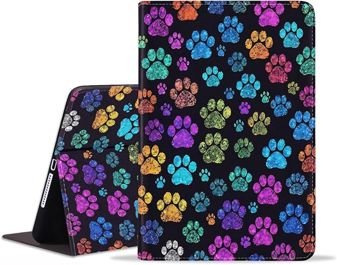 Colorful Dog Paw Print