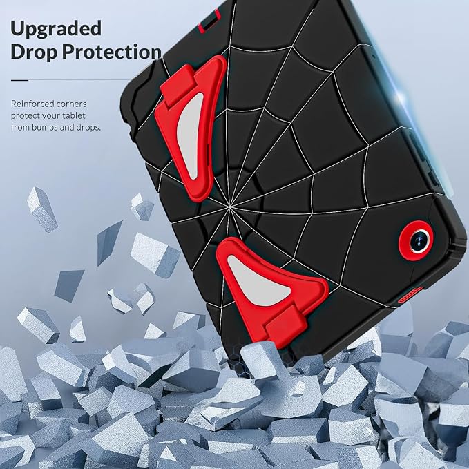 Galaxy Tab A9+ 11 Inch Case-Black Red
