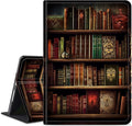 Case for All-New Amazon Fire HD 10 Tablet (13th Generation 2023 Release)Slim PU Leather Smart Cases Covers with Auto Wake/Sleep for Amazon Kindle Fire 10.1 inch TabletVintage Bookshelf