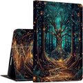 Slim Case for Samsung Galaxy Tab A9+ / A9 Plus 11 2023 (SM-X210/X216/X218) Lightweight PU Leather Multi-Angle Viewing Smart Stand Shell Cover with Auto Wake/Sleep Forest