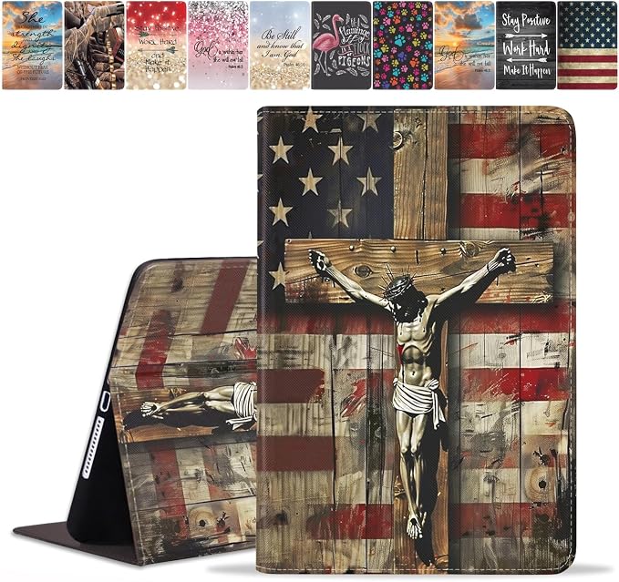 American Flag Cross Jesus