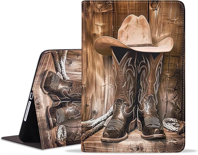 Western Cowboy Equipment Boots and Hat