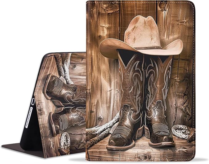 Western Cowboy Equipment Boots and Hat