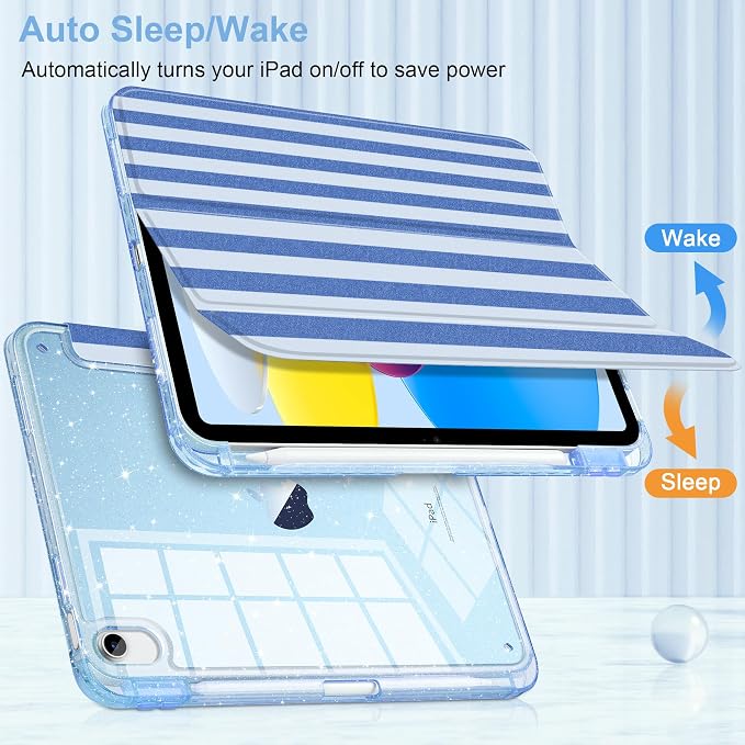 Blue - Coastal Stripes