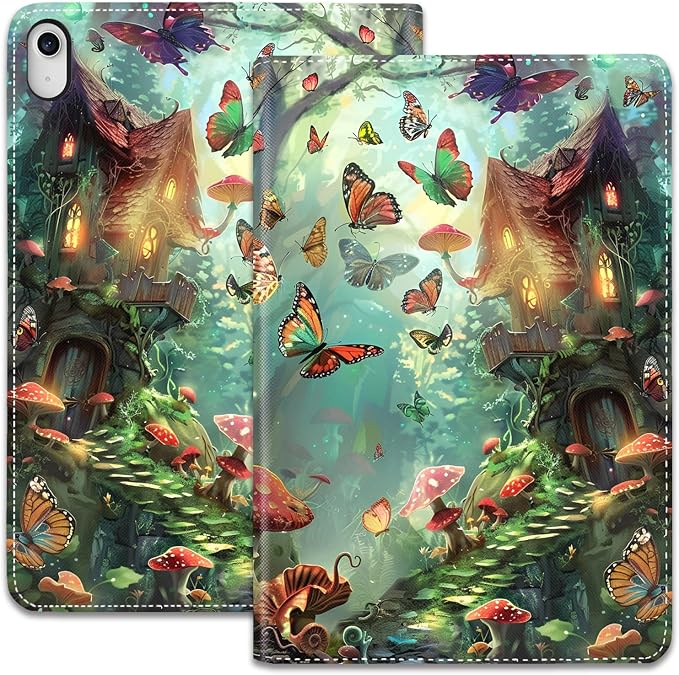 Mushrooms Snails Butterflies