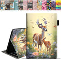 Case for All-New Amazon Fire HD 10 &amp 10 Plus Tablet 10.1 (13th/11th Generation 2023/2021 Release) Slim PU Leather Stand Cover with Card Slot &amp Auto Wake/Sleep Jungle Deer