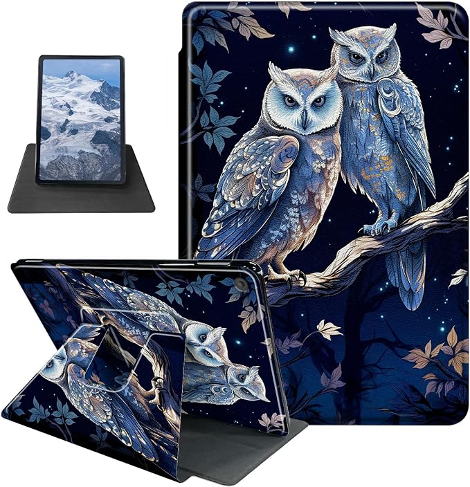 Owls on Branch