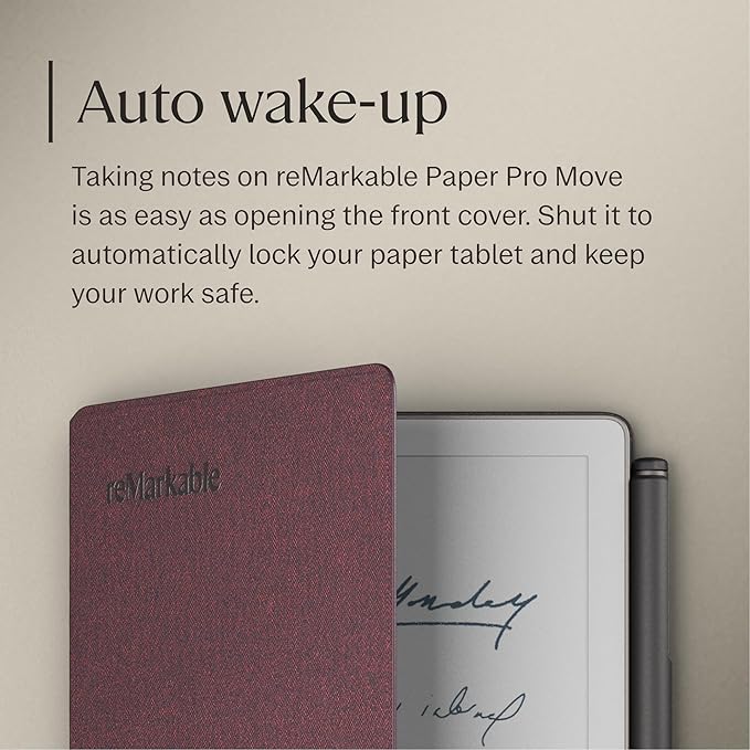 reMarkable Book Folio Mosaic Weave - Burgundy for reMarkable Paper Pro Move