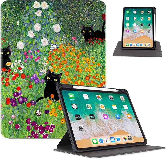Flower Garden Cat