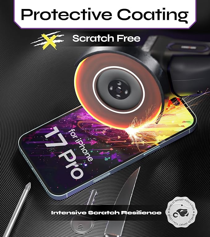 Defenslim for iPhone 17 Pro Privacy Screen Protector (2Pack) 6.3 Tempered Glass 9H Hardness Case Friendly Easy Auto-Dust &ampPrivacy Protection SpyShield