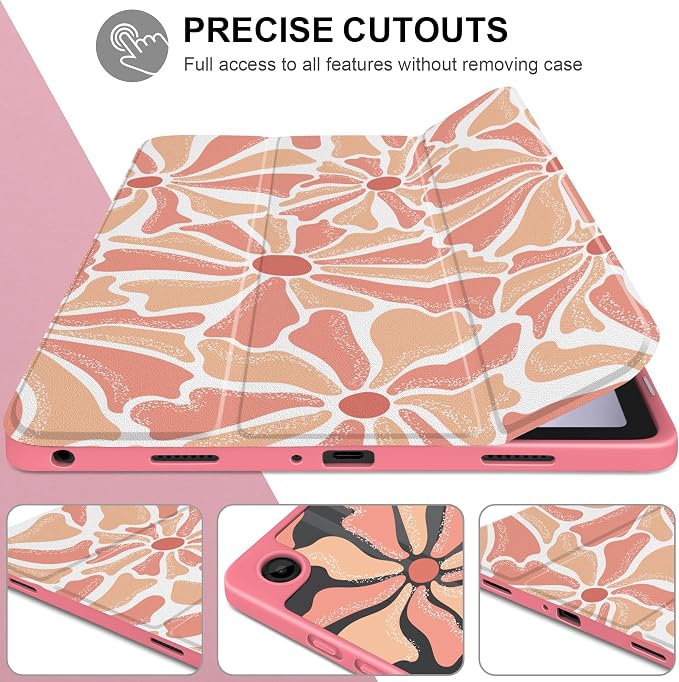 Cute Retro Groovy Flowers