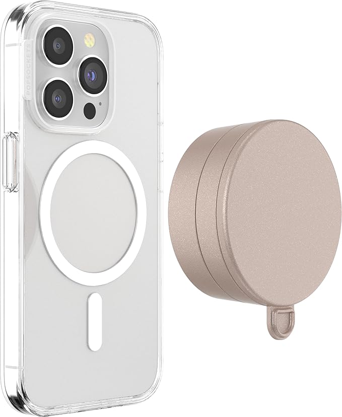 PopSockets Magnetic Suction Phone Mount Surface Mount for MagSafe Brown - Metallic Latte