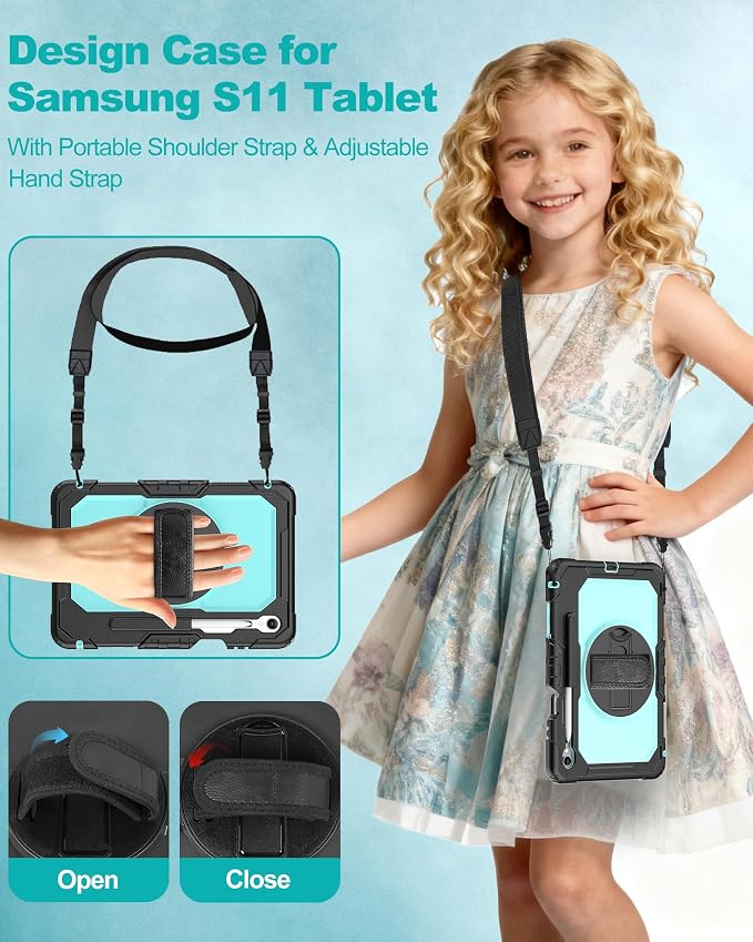 Skyblue & Black